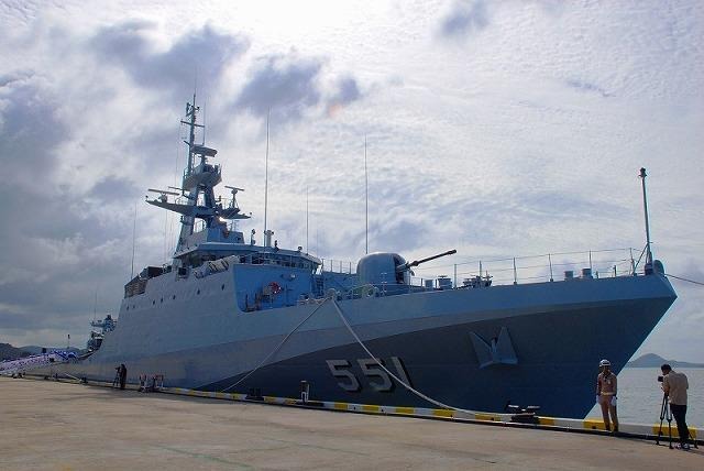 タイ海軍の国産監視船就役