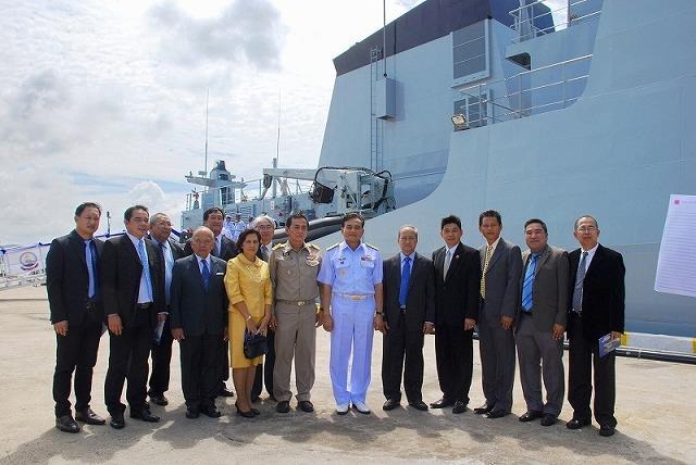タイ海軍の国産監視船就役
