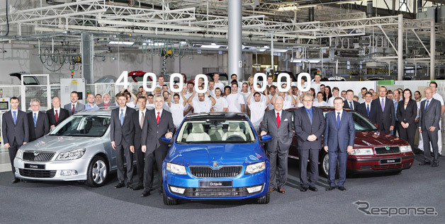 累計生産400万台を達成したシュコダ オクタビア