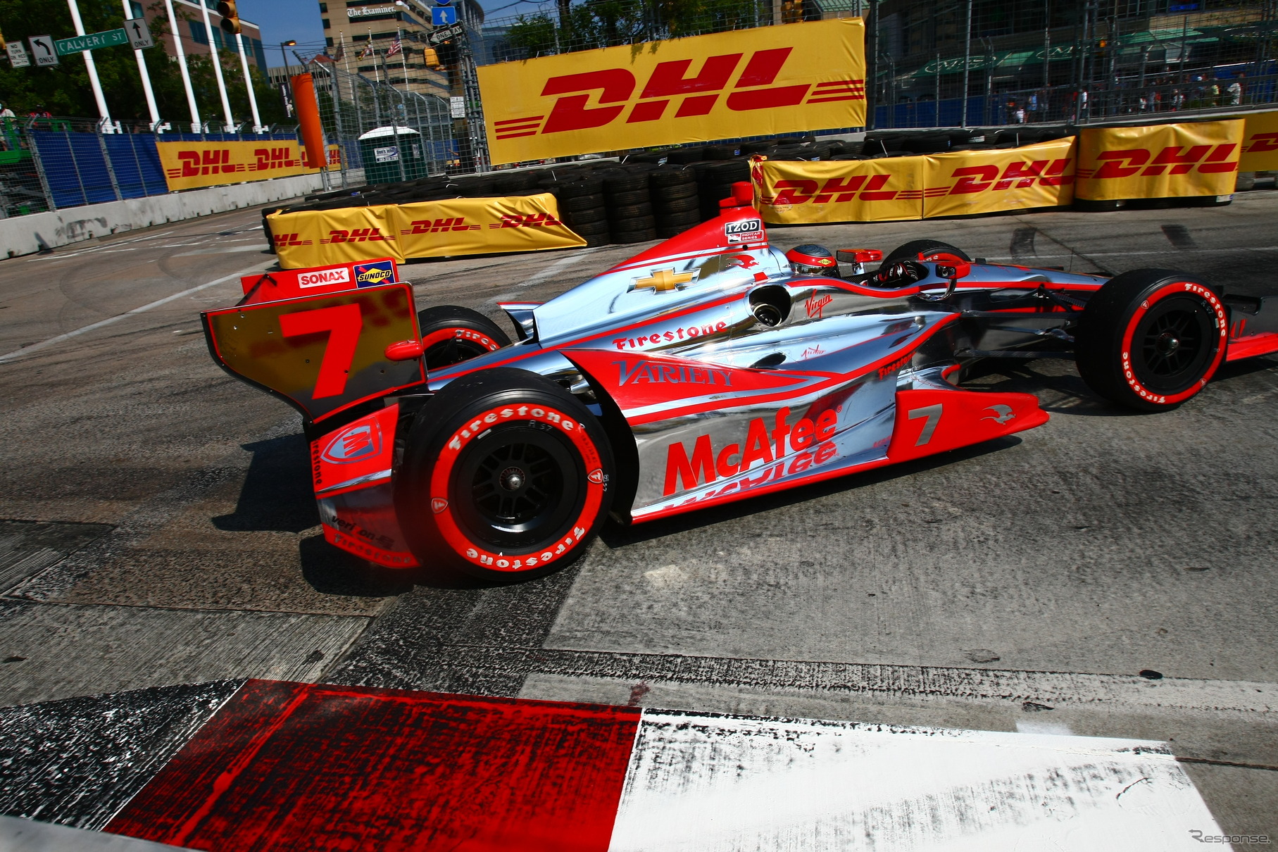 3位になったブルデーの走り。写真：IndyCar