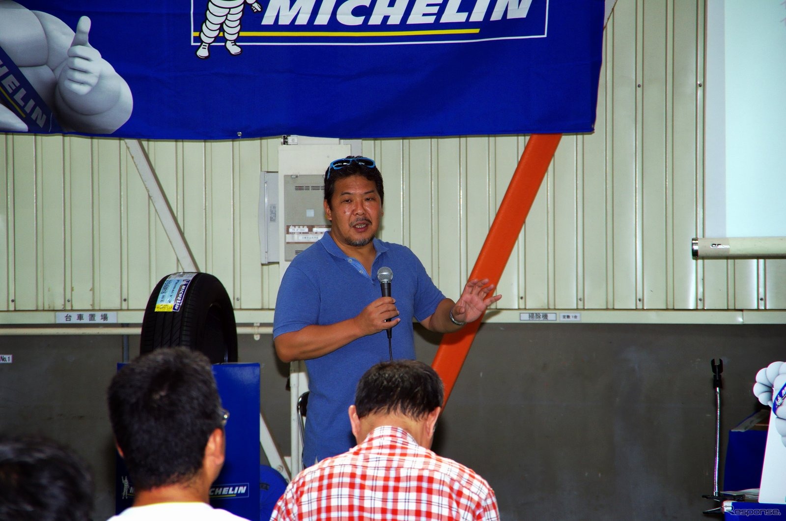 インストラクターを務めたモータージャーナリストの斉藤聡氏