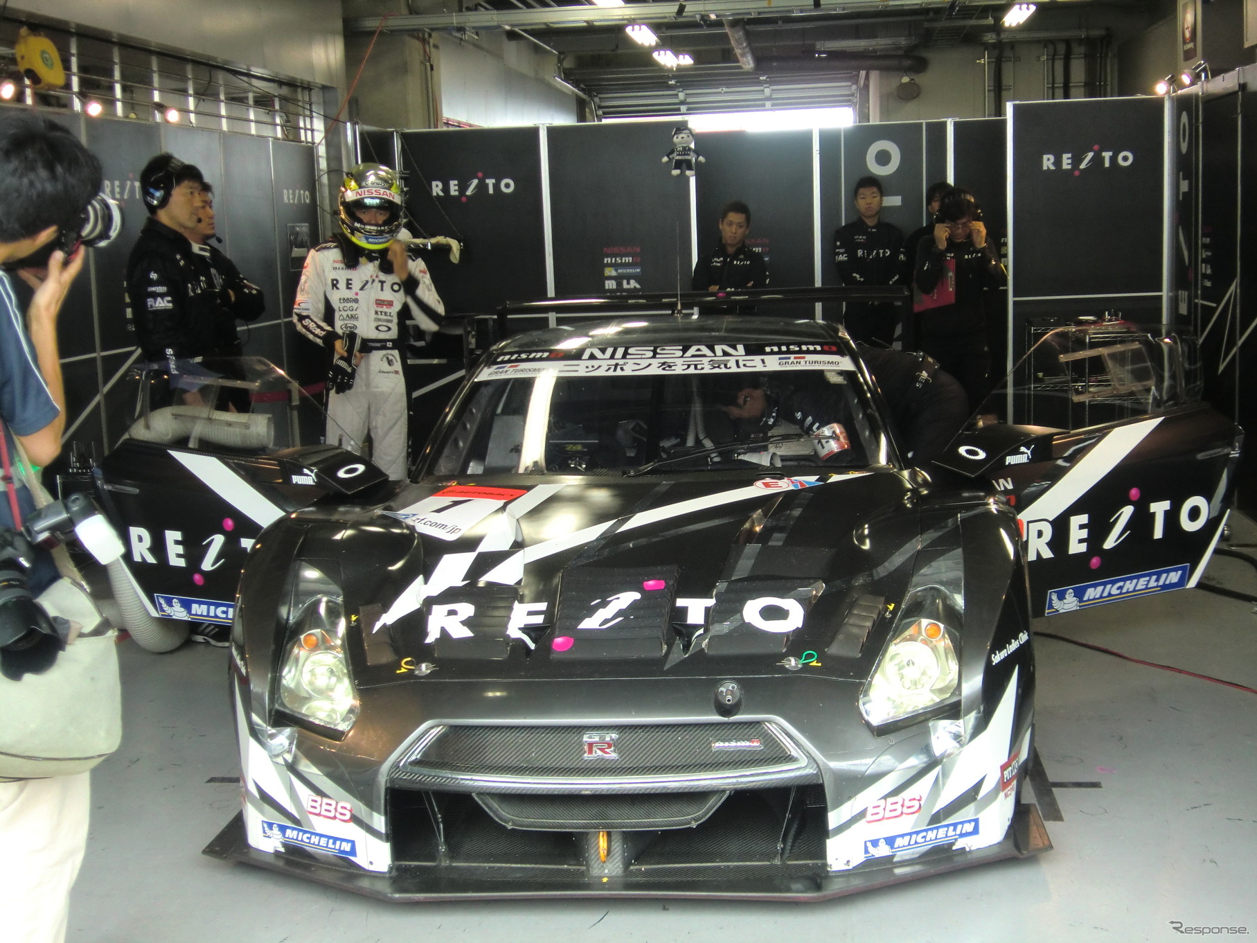 ニッサン勢のGT500最上位は、7位の#1 REITO MOLA GT-R。