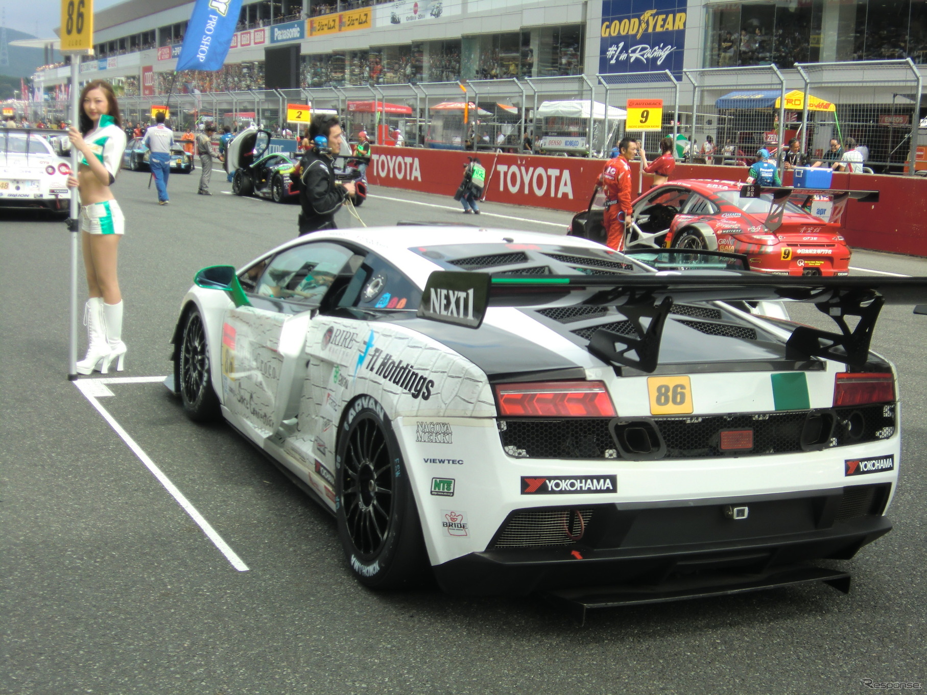 GT300決勝3位、#86のランボルギーニ・ガイヤルド。