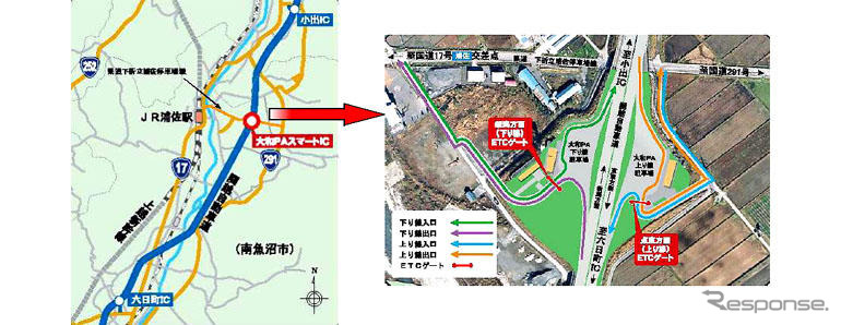 関越道・大和PAでのスマートIC実験、6月1日スタート