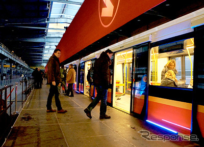 ワルシャワ地下鉄向けに製造されたシーメンスの新型地下鉄車両「Inspiro」