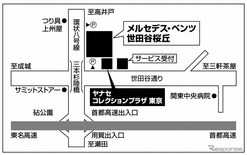 メルセデス・ベンツ 世田谷桜丘 ヤナセ コレクションプラザ 東京