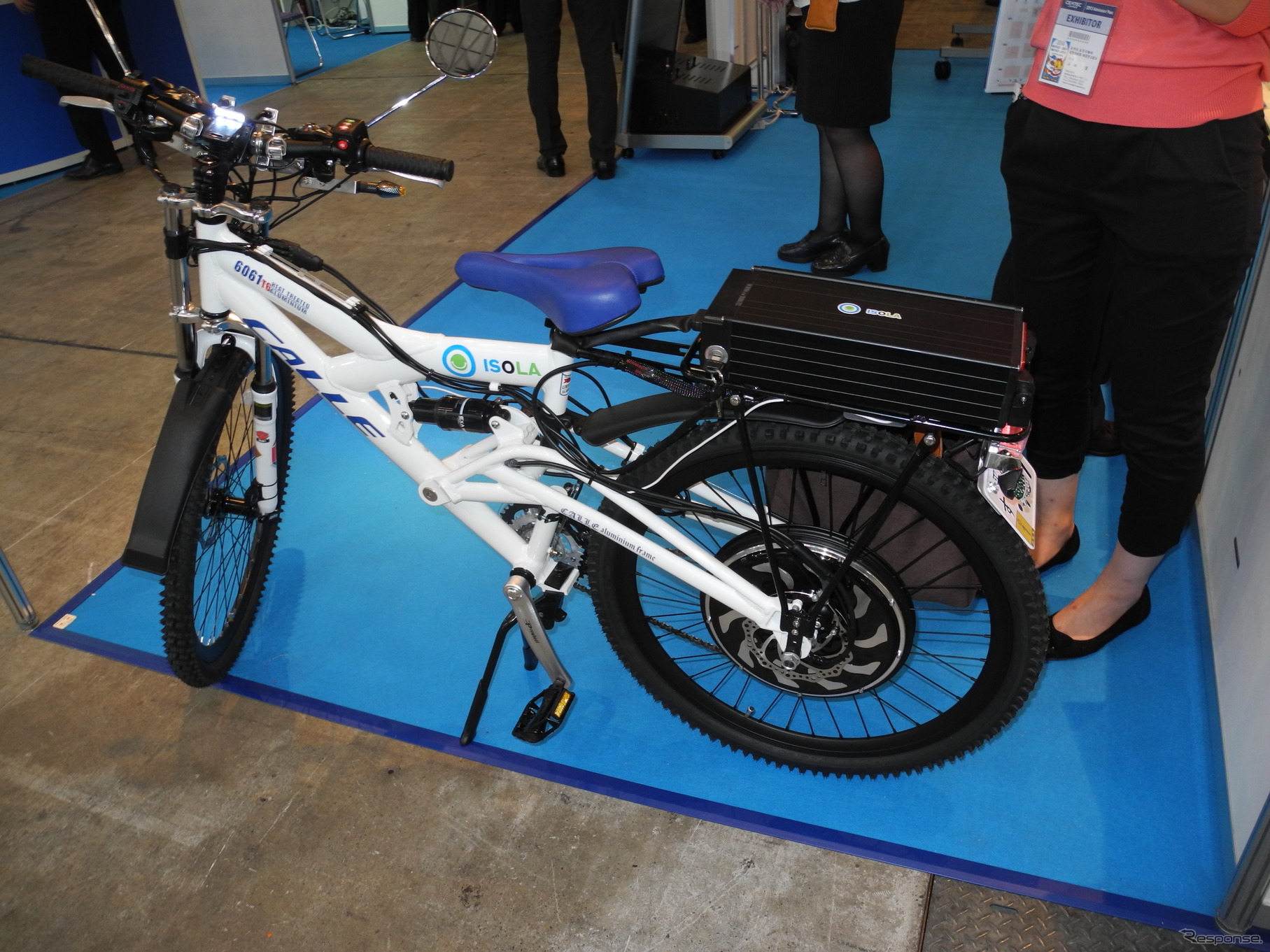 有安オートの電動バイク「Eサイクル」（CEATEC13）