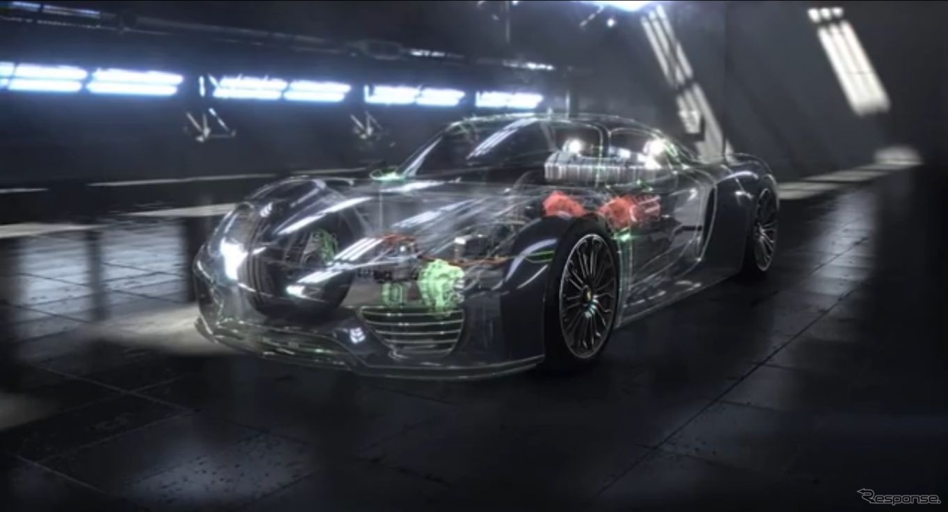 ポルシェ918スパイダーの最新映像