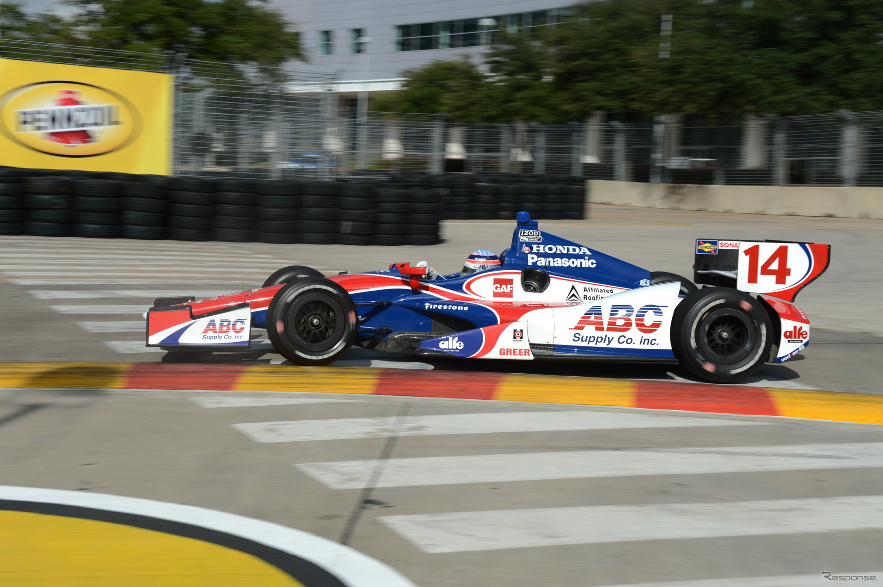 ポール発進の佐藤琢磨だったが、不運もあって2勝目獲得ならず。写真：IndyCar
