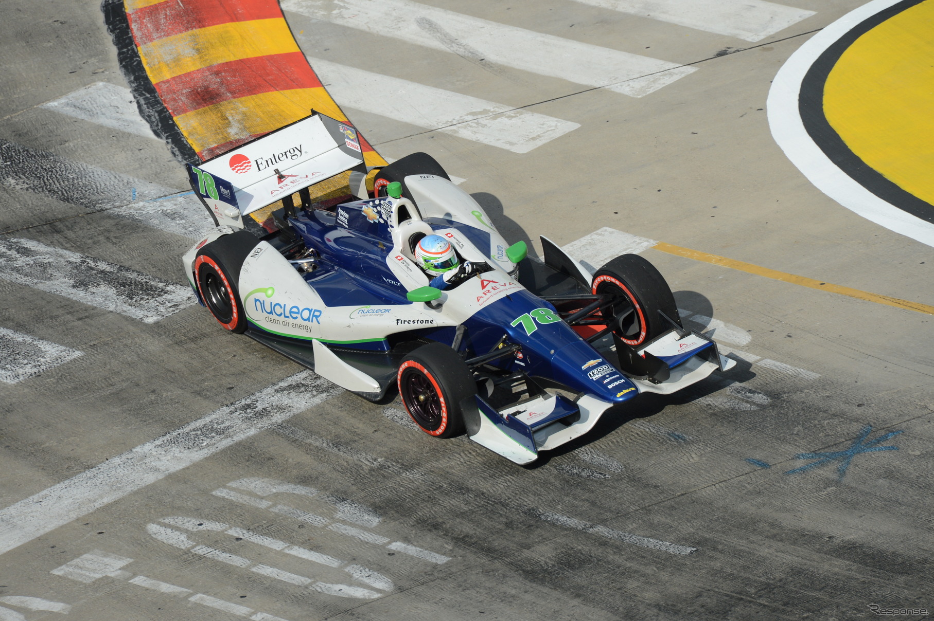 2位に入ったシモーナ・デ・シルベストロ。写真：IndyCar
