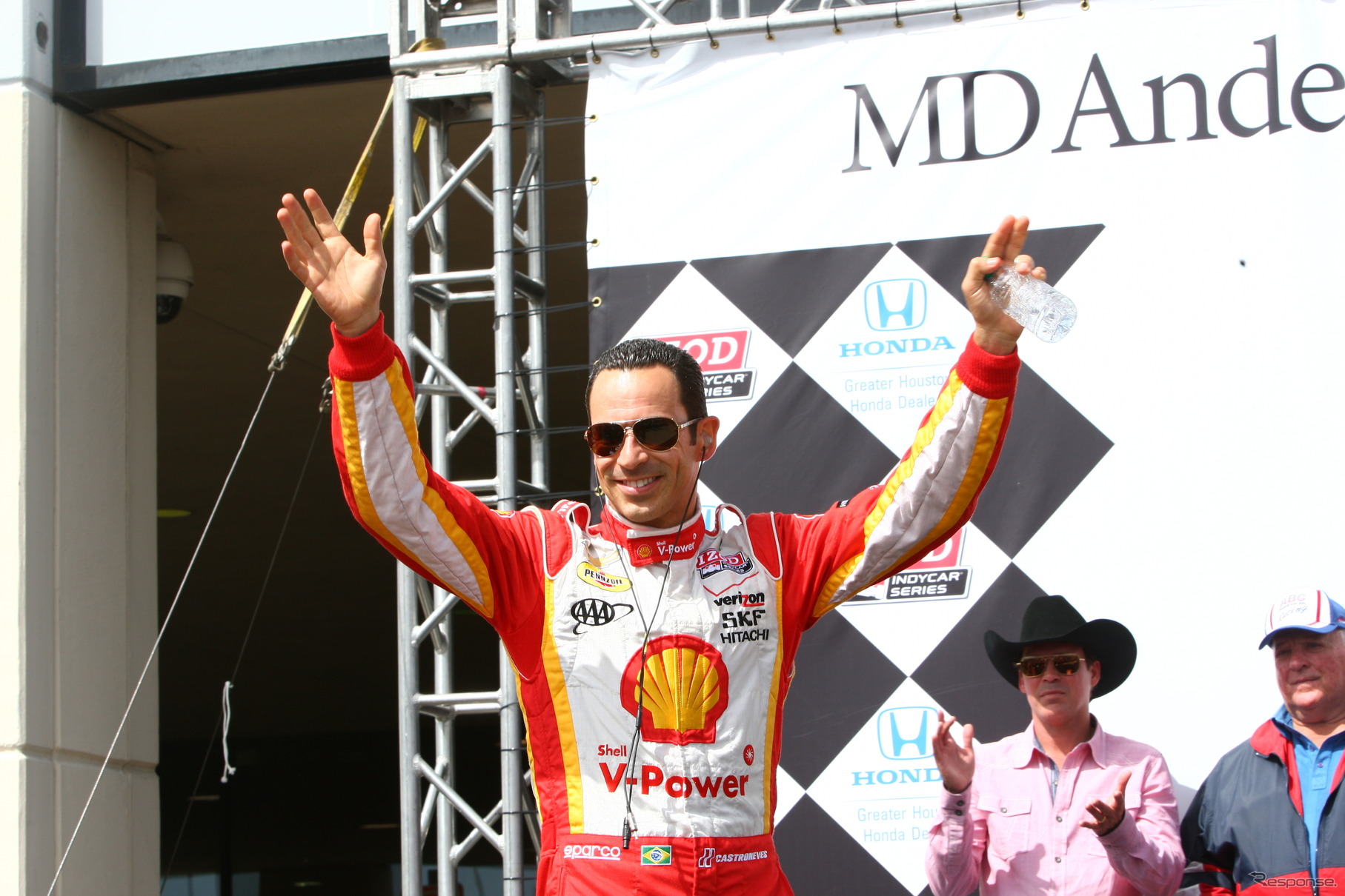 カストロネベスはついにポイント首位から陥落。写真：IndyCar