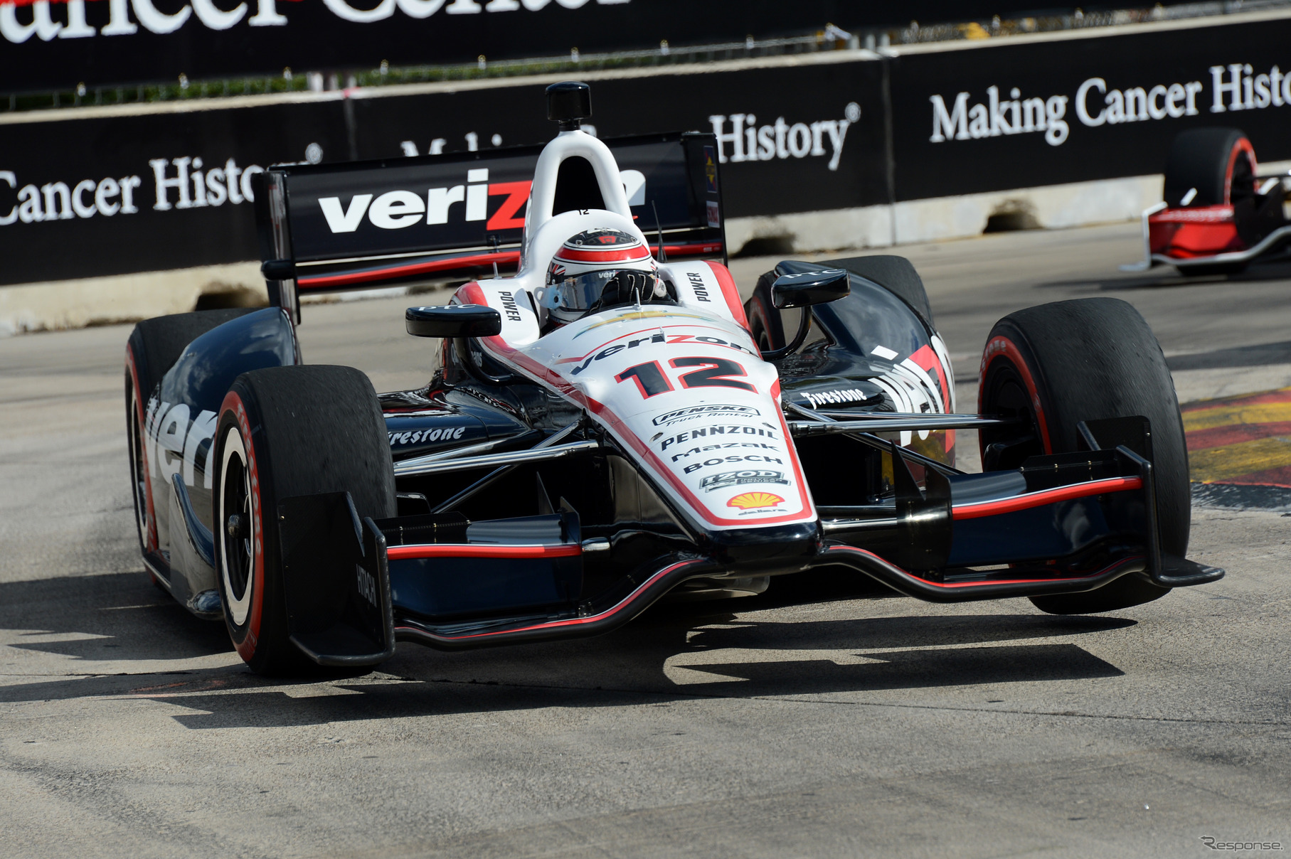 第18戦優勝のウィル・パワー。写真：IndyCar