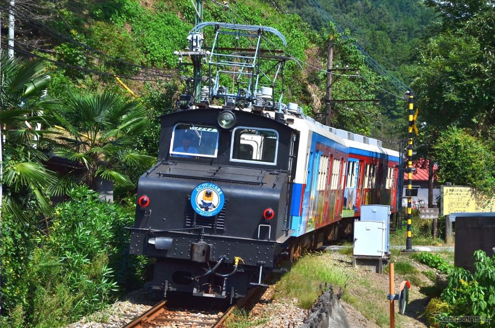 上信電鉄のデキ1形電気機関車