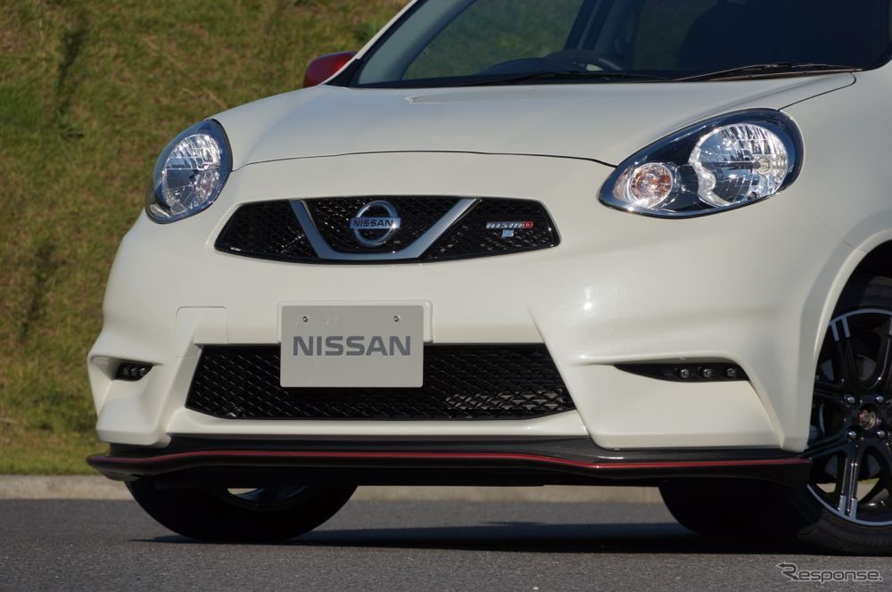 マーチNISMO （撮影車両は開発中の「NISMO S」）