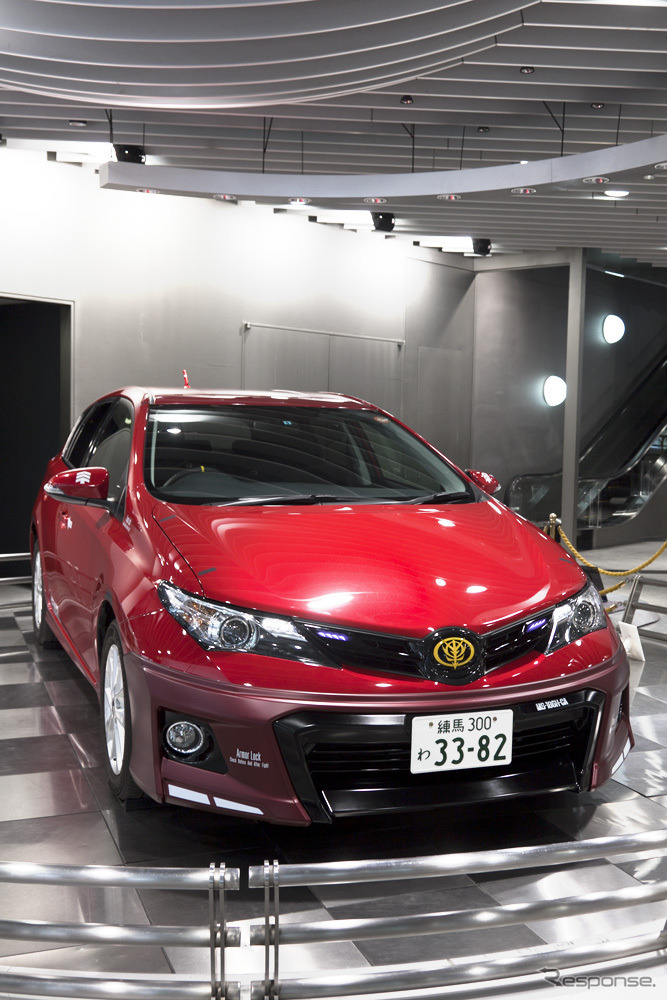 アムラックス東京、10月24日から シャア専用オーリス タイムレンタル開始