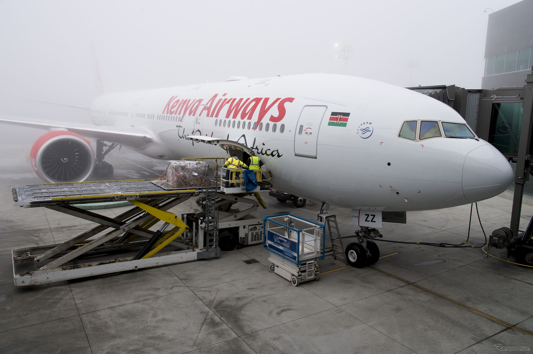 ケニア航空の最初の777-300ER