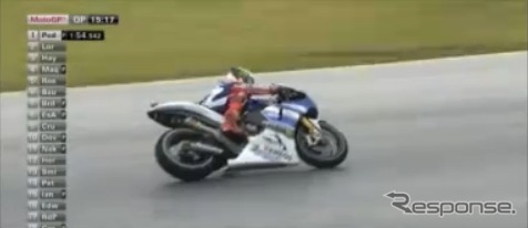 MotoGP 日本GP予選（動画キャプチャ）
