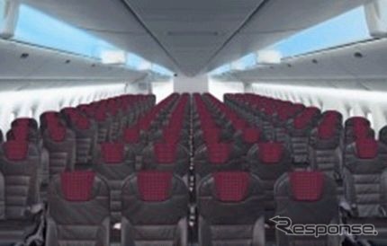 JAL国内線の機内インテリアを刷新