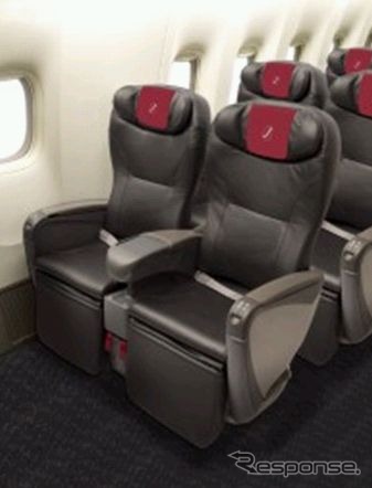 JAL国内線の機内インテリアを刷新