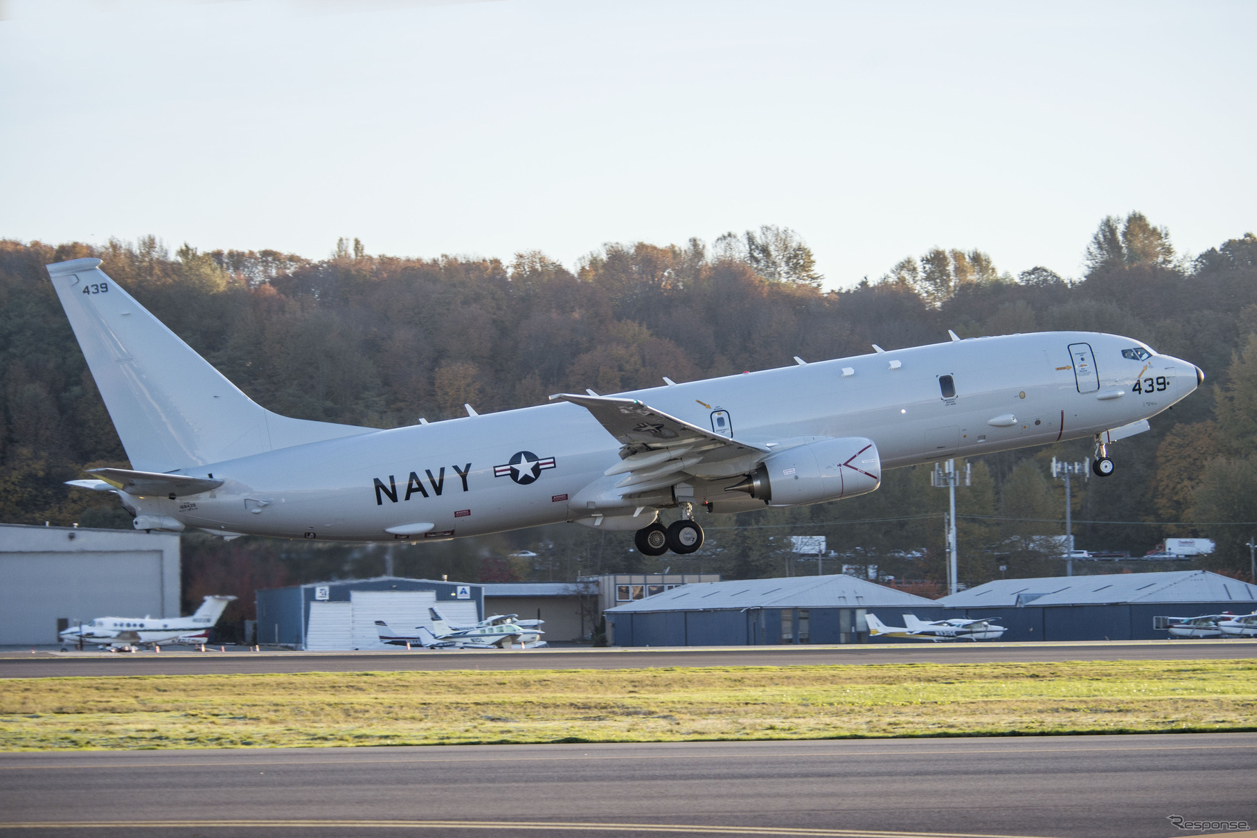 米海軍に納入された12機目のP-8Aポセイドン