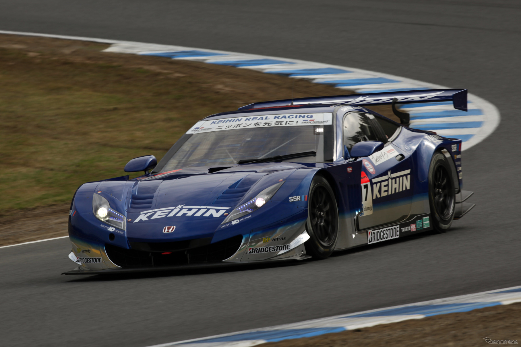 決勝2位の#17 KEIHIN HSV-010。写真：MOBILITY LAND