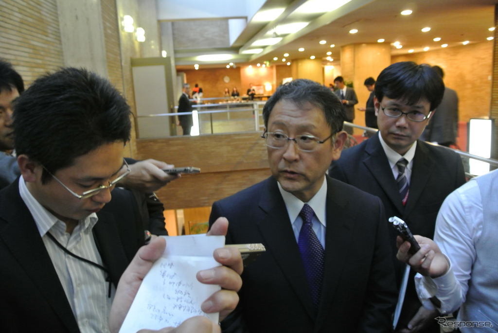 トヨタ自動車 豊田章男社長