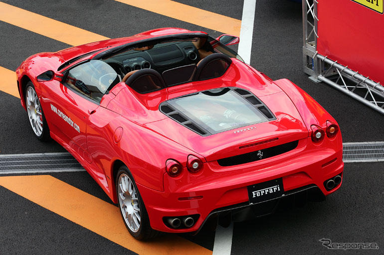 【フェラーリ F430スパイダー 日本発売】写真蔵…サーキット生まれの美しさ