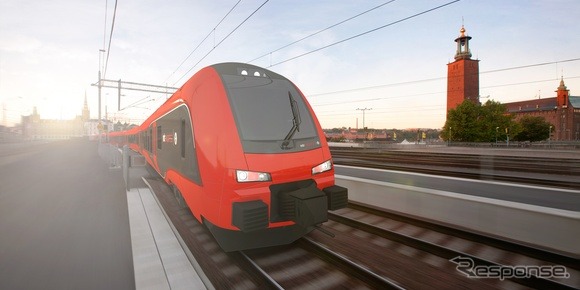 香港MTRがスウェーデンでの都市間列車運行に向け、スイスのシュタッドラー・レールに発注した電車のイメージ