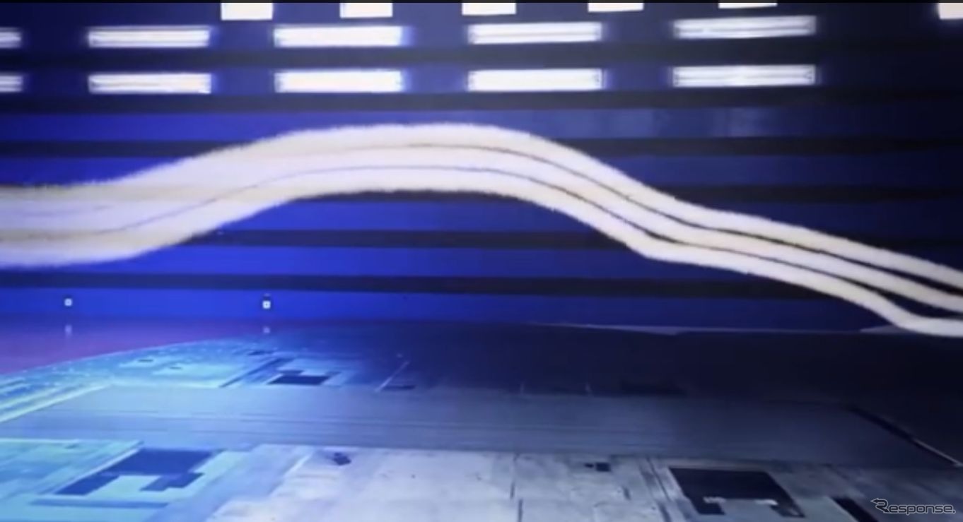 ポールスターが開発する新たなボルボ高性能車の空洞実験の予告イメージ