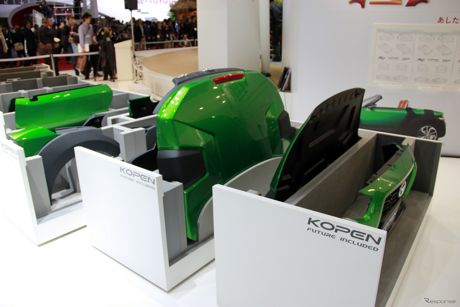 【東京モーターショー13】ダイハツ、KOPEN をワールドプレミア…上田執行役員「発売は来年前半」