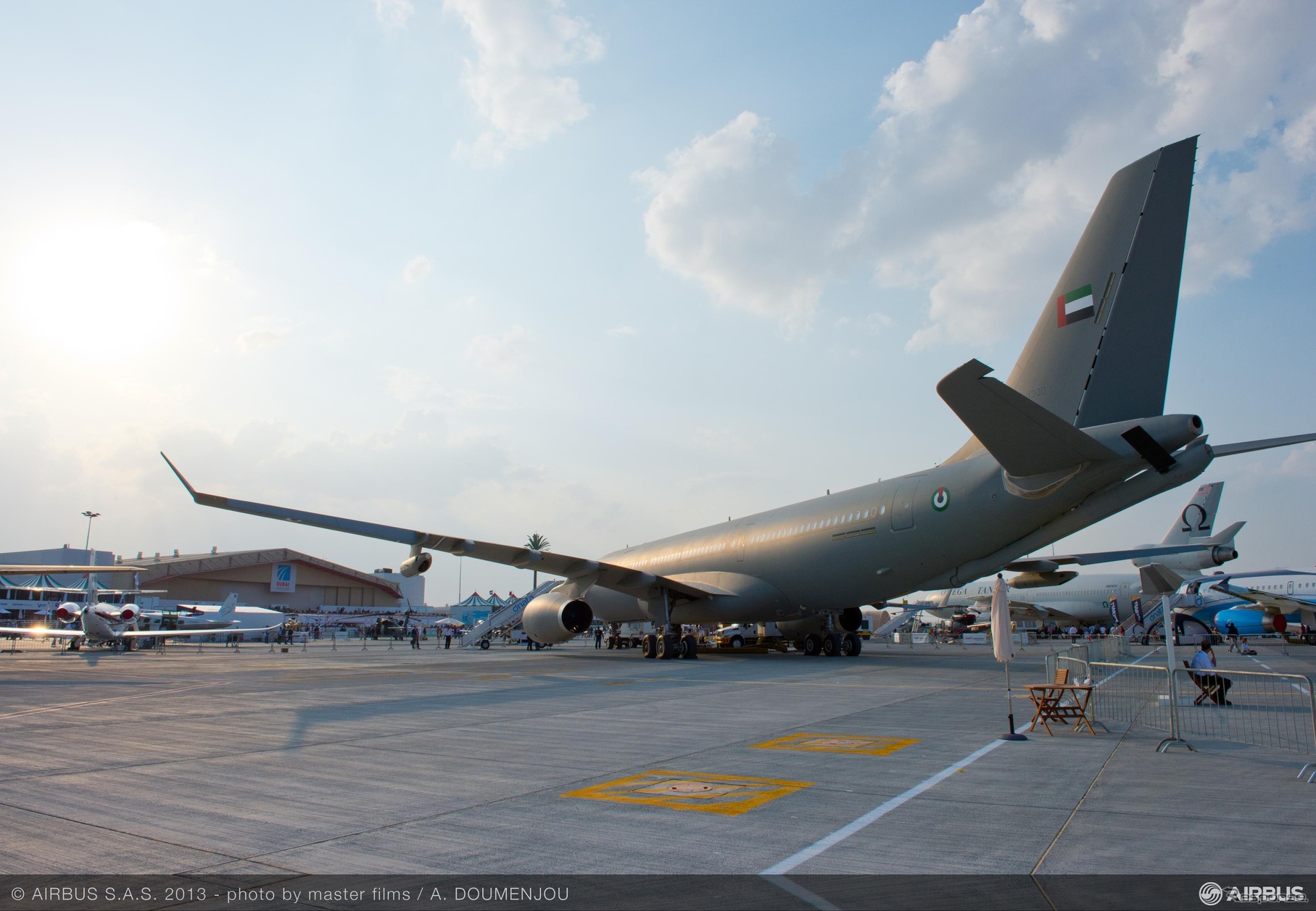 ドバイ航空ショーで展示されたA330MRTT