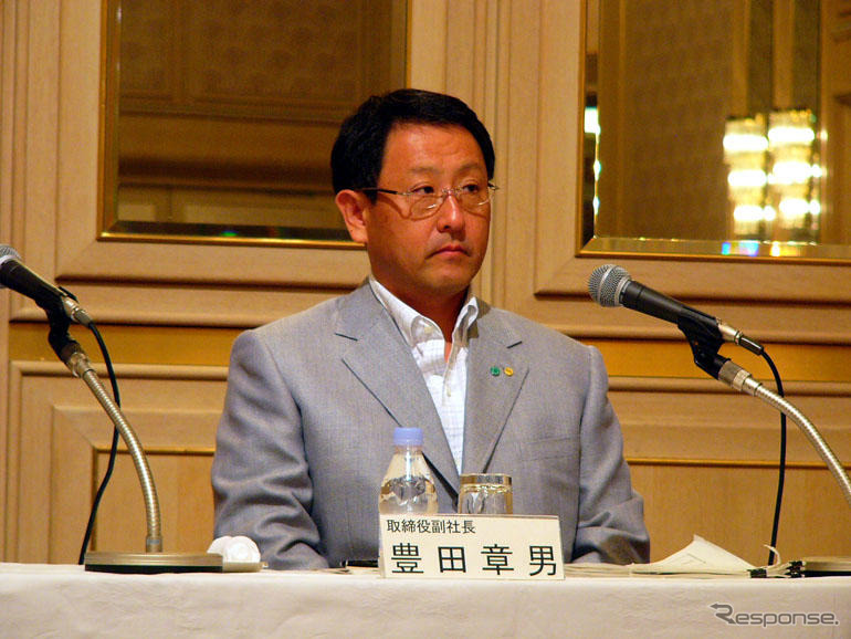 【渡辺トヨタ新体制会見】トヨタ首脳のクールビズ競演