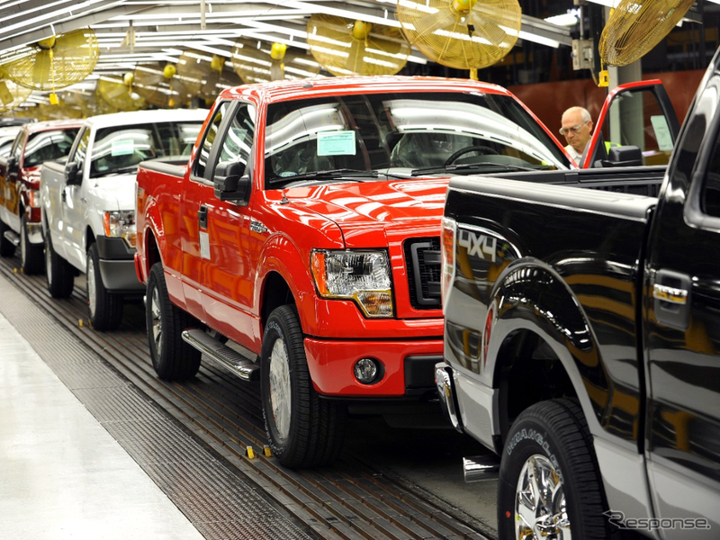フォードF-150のCNG車の生産を開始した米国ミズーリ州カンザスシティ工場