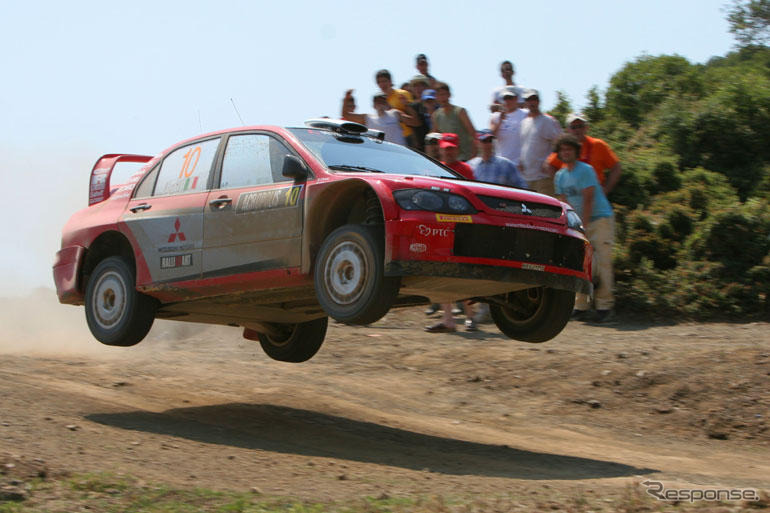 【三菱WRC】今年は出場、ラリージャパンでキャンペーン