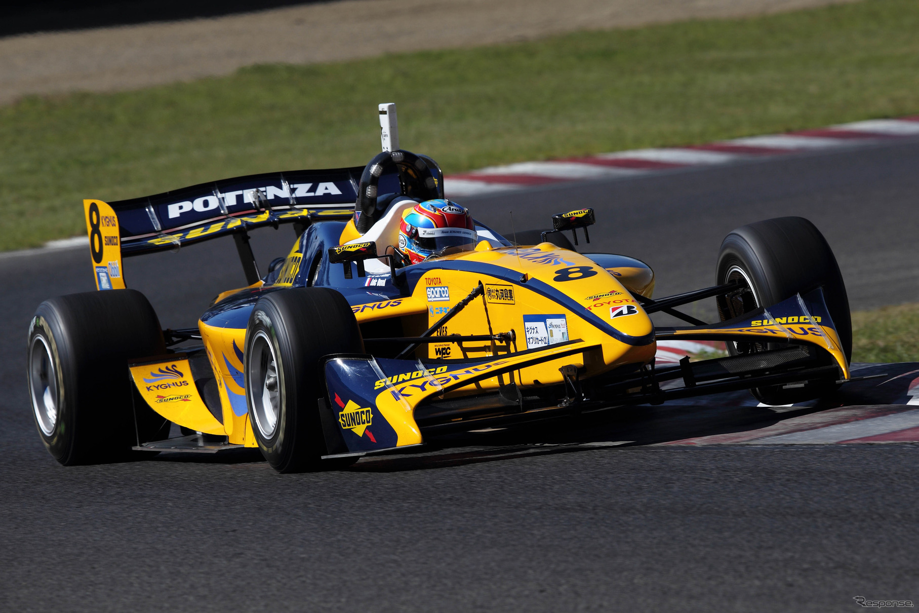 優勝のロイック・デュバル。写真：TOYOTA