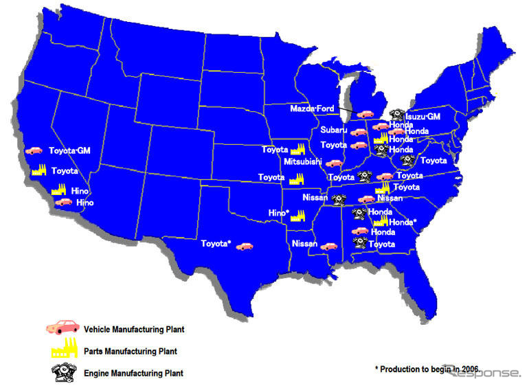 自工会が米国での日系メーカー雇用と投資実績を公表