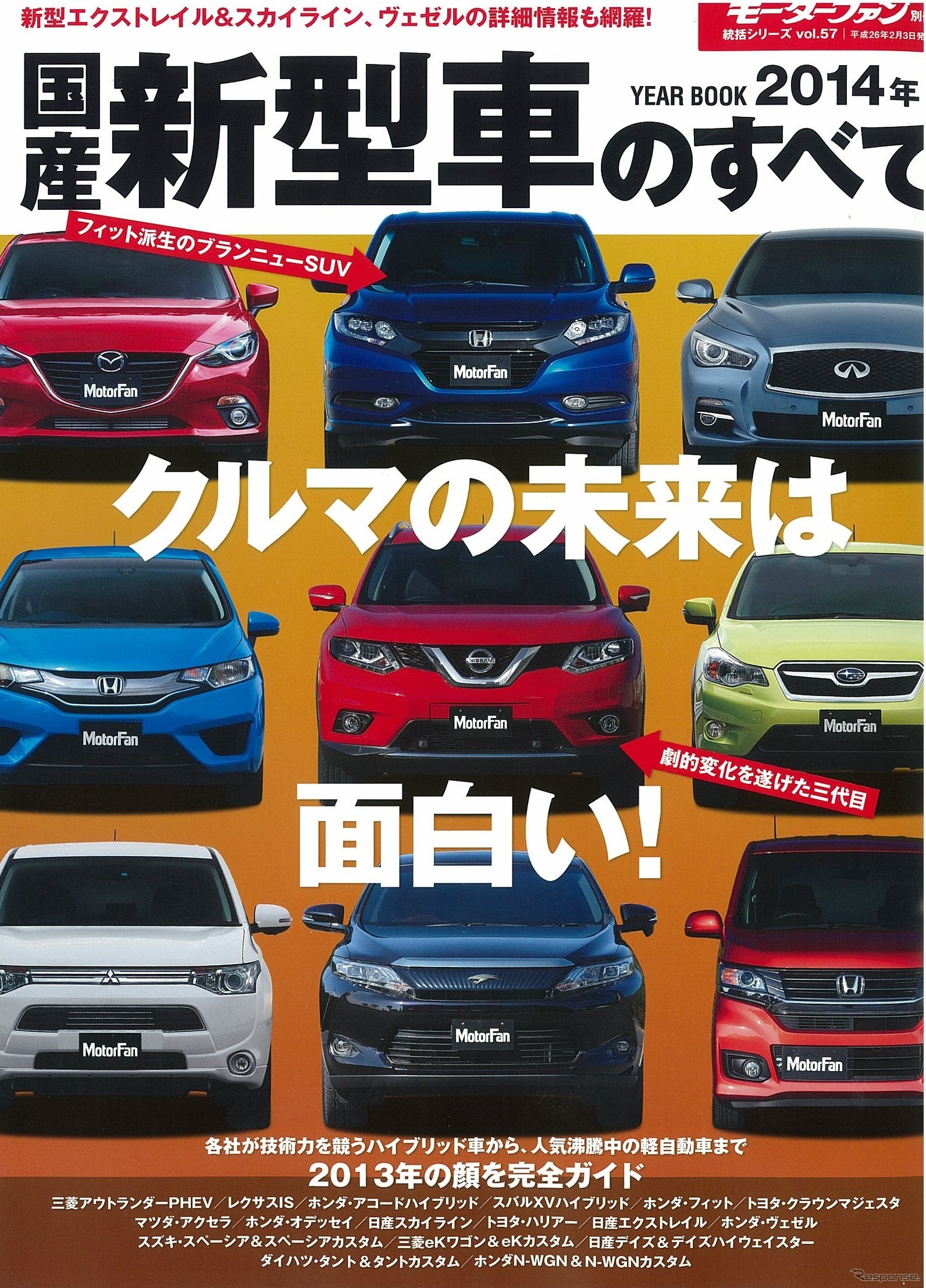 2014年国産新型車のすべて