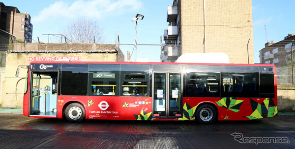 英国ロンドン市に納車されたBYDオート製EVバス、eバス