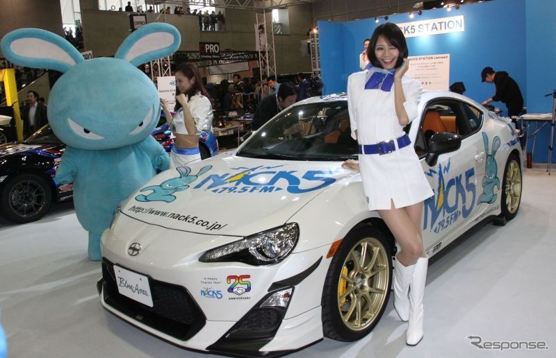【東京オートサロン14】ラジオ局と地元ディーラーが盛り上げるオートサロン