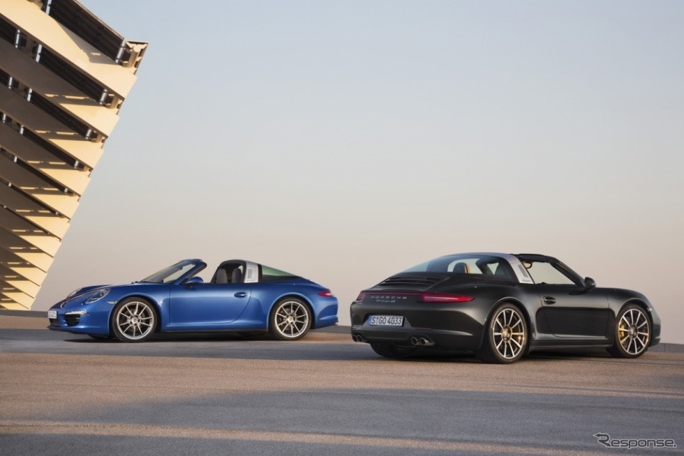 新型 ポルシェ 911 タルガ4 と新型 ポルシェ 911 タルガ4S