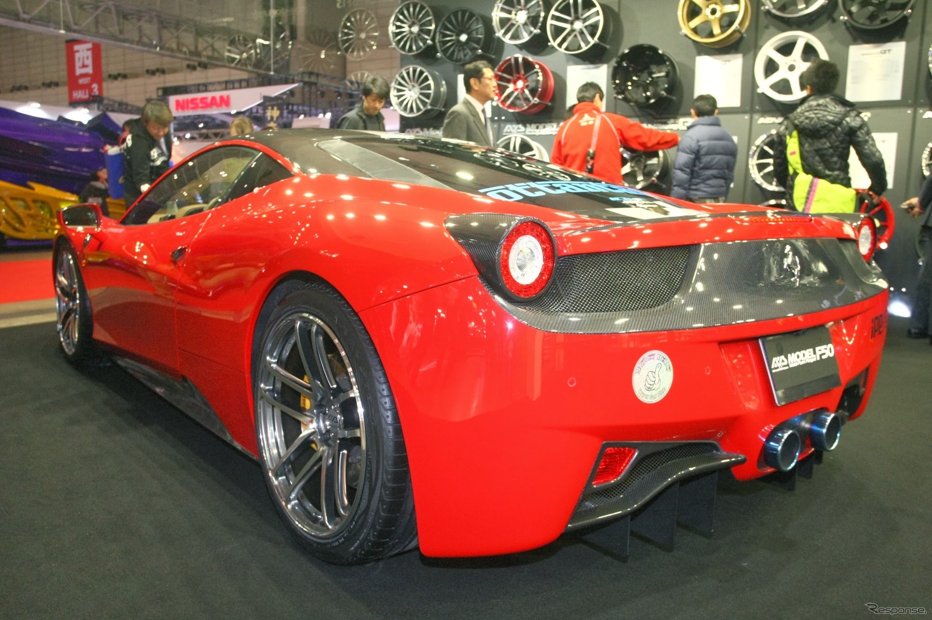 横浜タイヤ  フェラーリ 458イタリア