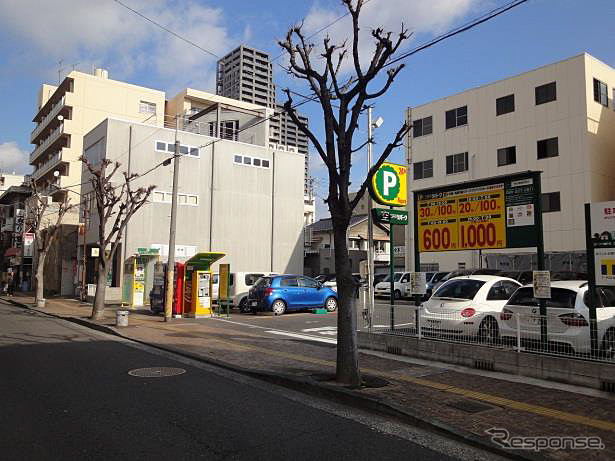 三井のリパーク・岡山磨屋町第3駐車場