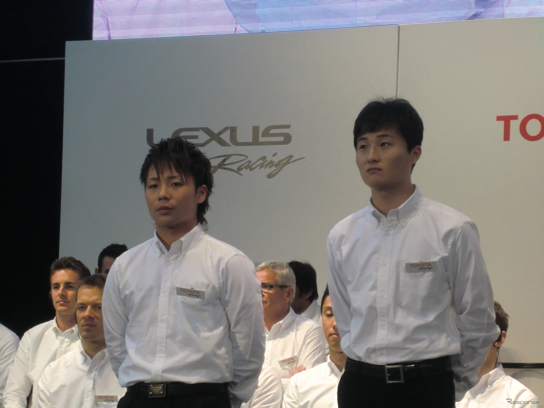 全日本F3にTOM'Sから参戦する勝田貴元（左）と山下健太。