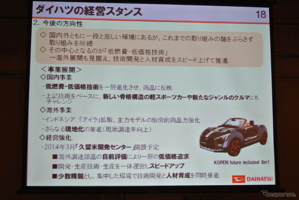 ダイハツ決算会見