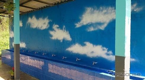 水飲み場を建設