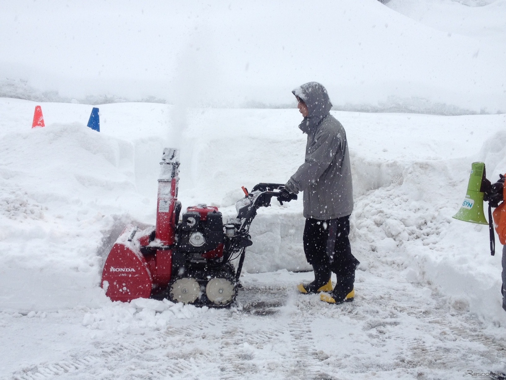 ホンダ 除雪機取材会