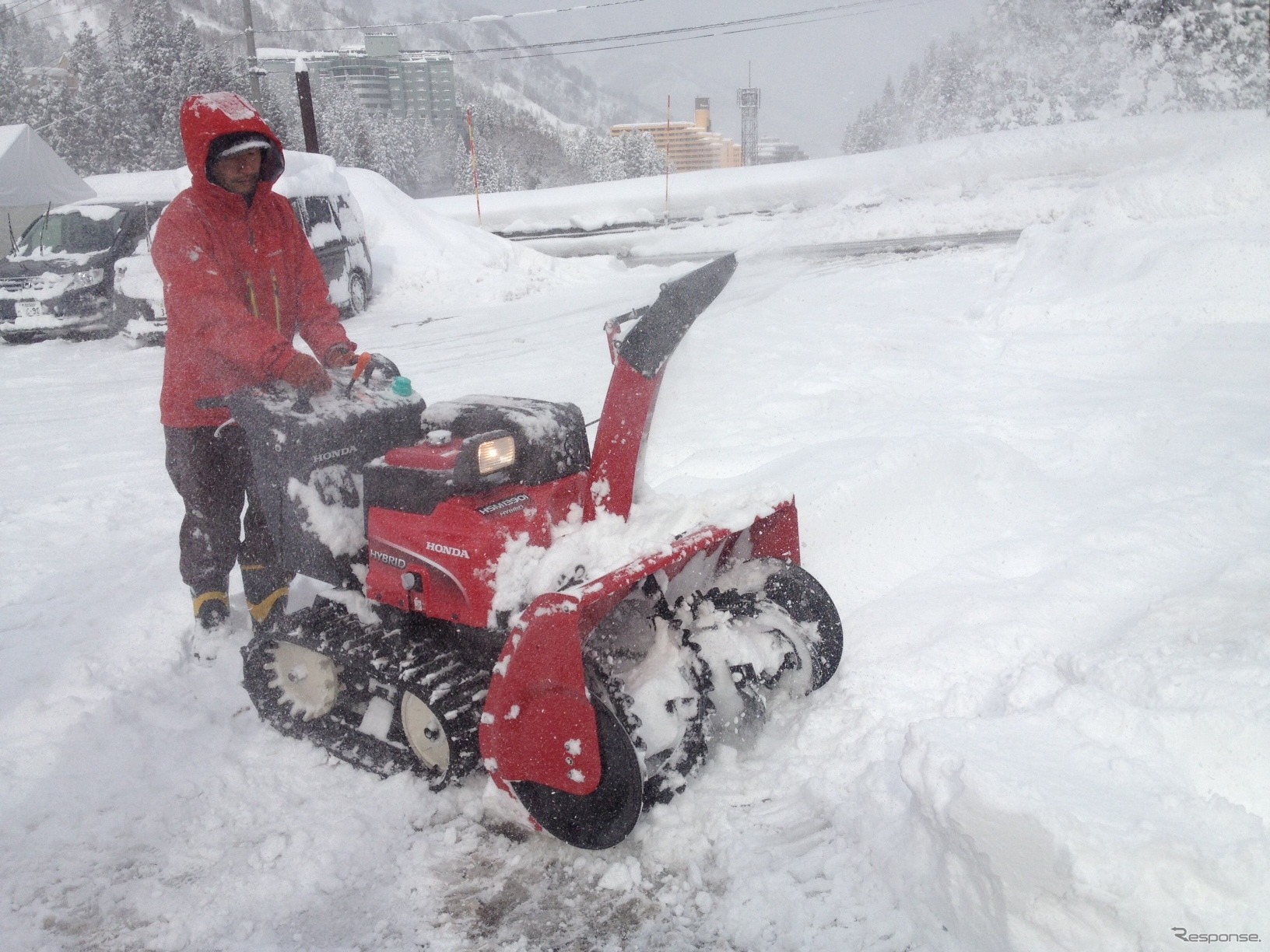 ホンダ 除雪機取材会