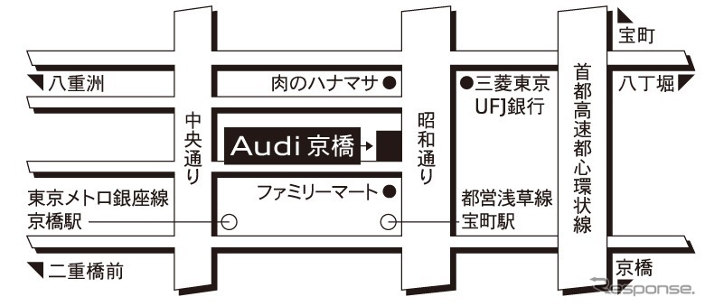 アウディ京橋