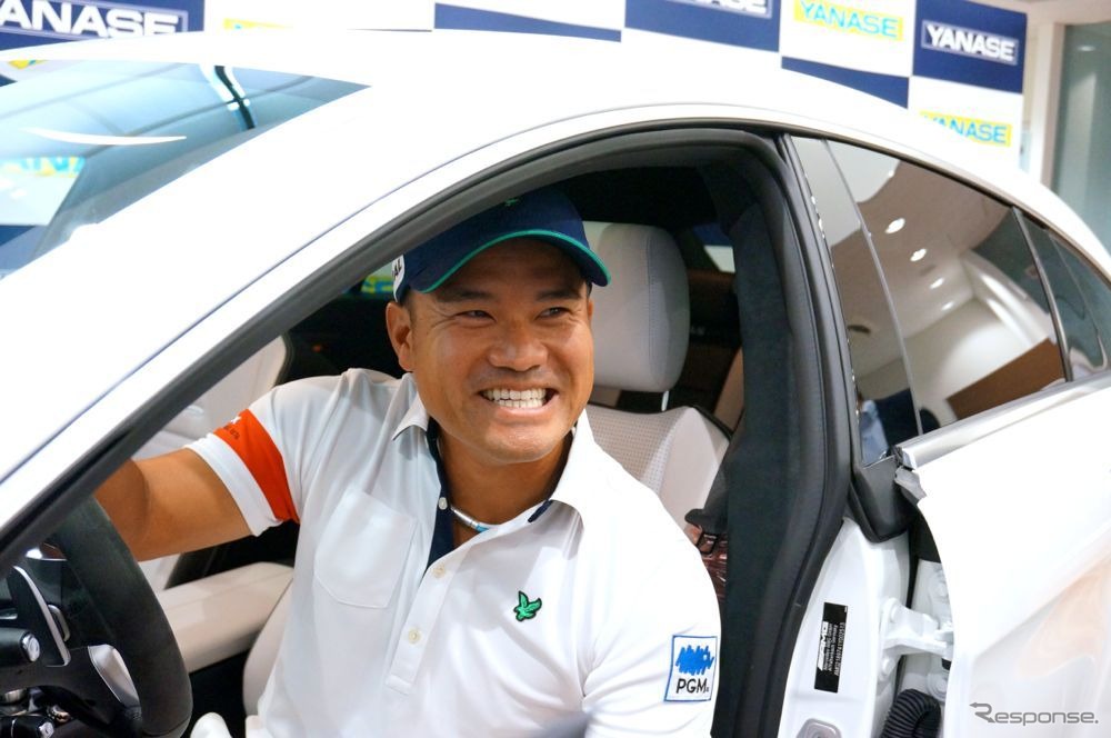 プロゴルファー宮里優作選手とヤナセがスポンサー契約を締結