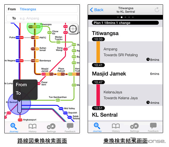 NAVITIME Transit - Kuara Lumpur Malaysia